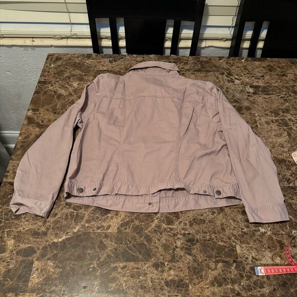 Torrid Denim Shacket Women’s Size 1 Twill Pink Lightweight - Picture 4 of 8